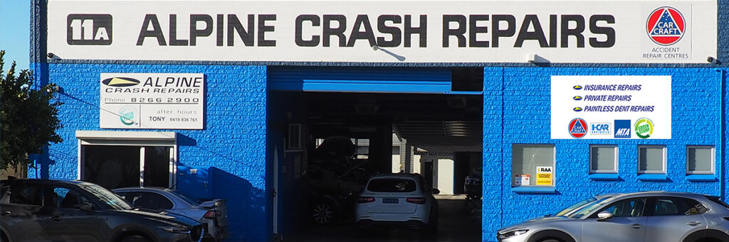 Image of alpine crash repair shop 